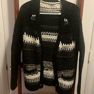 Madewell Wallace NWT button front wool blend sweater with pockets size Medium